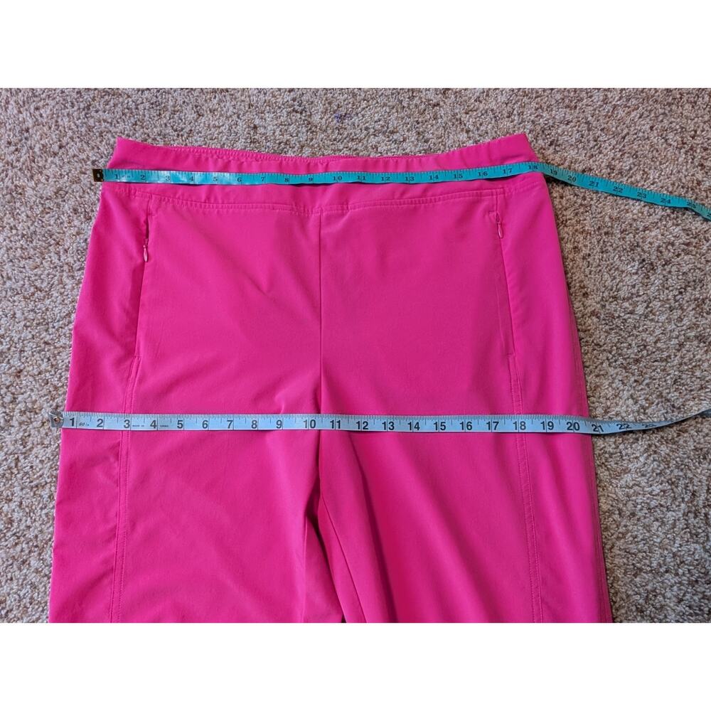 CHICOS cropped, lightweight PINK capri Pants,2/12, Stretchy performance, travel - Picture 6 of 12